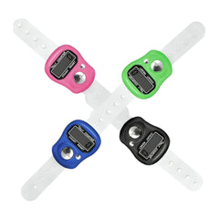 Electronic Finger Counter, Resettable Hand Tally, 5 Digit Number and LCD Electronic Digital Display, Handheld Clicker Counting 6pcs Set