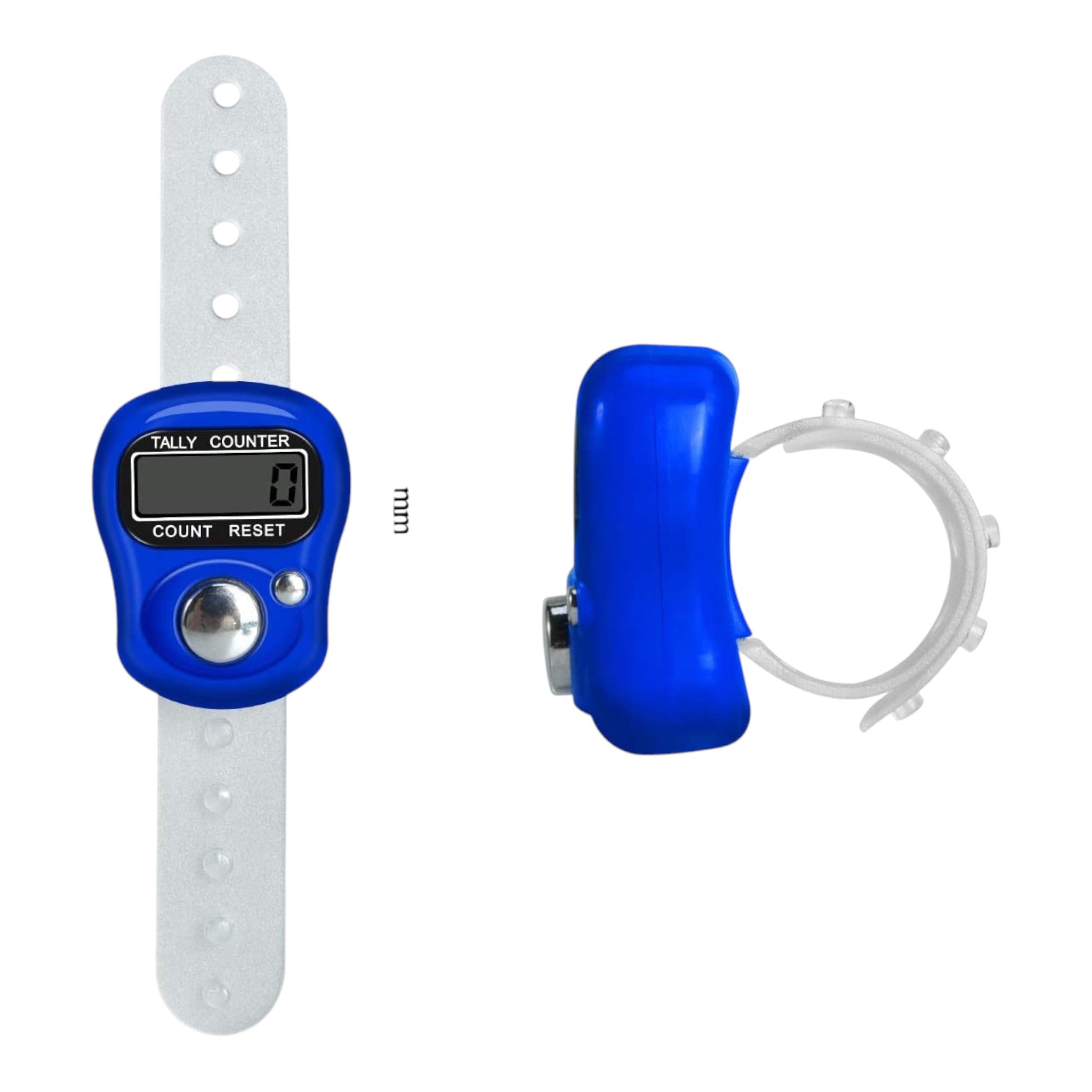 Electronic Finger Counter, Resettable Hand Tally, 5 Digit Number and LCD Electronic Digital Display, Handheld Clicker Counting 6pcs Set