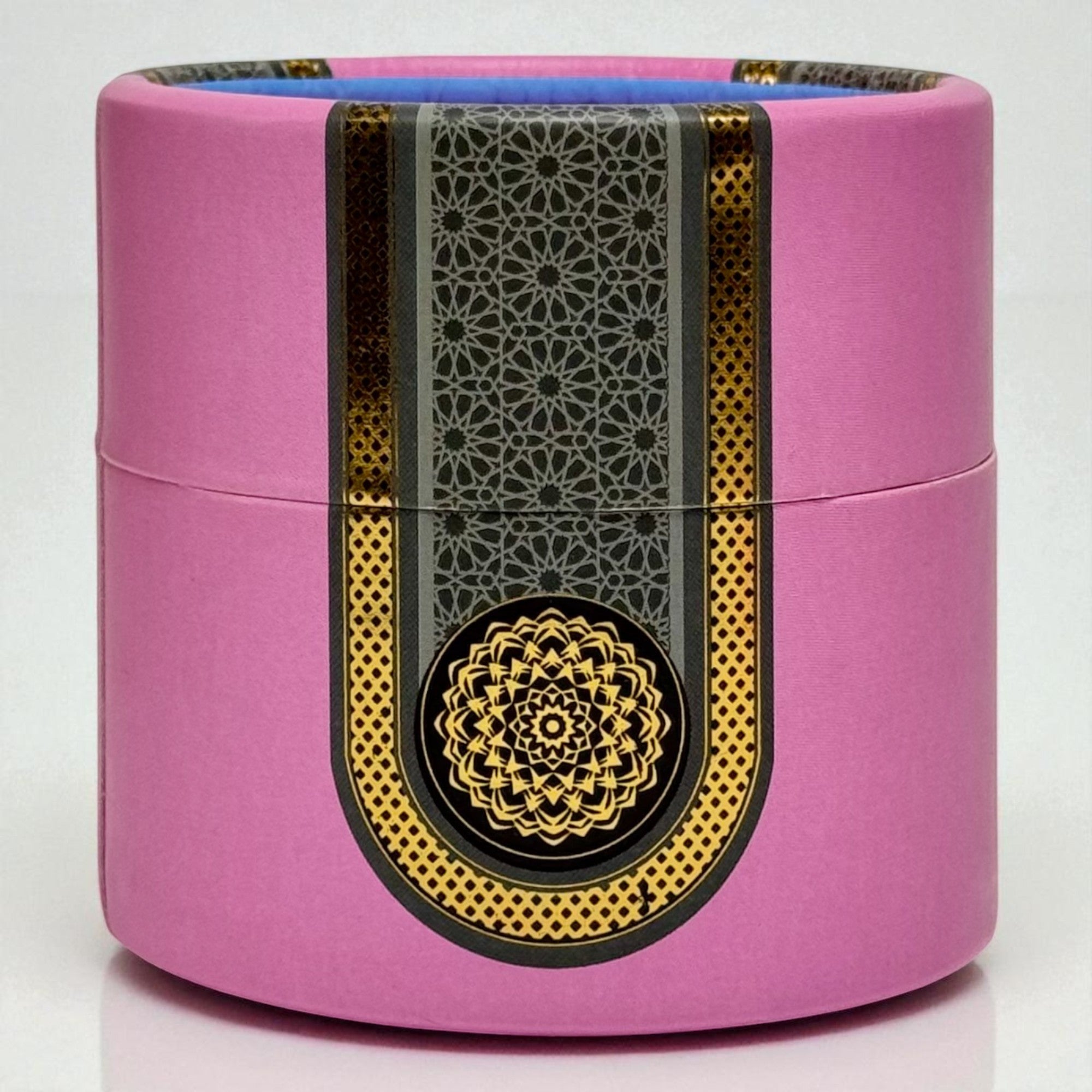 Velvet Mini Quran with Pearl Digital Tasbeeh and 99 beads tasbeeh in Decorative Cylinder Gift Box | Perfect Islamic Gift for Eid, Weddings, Engagements & Special Occasions